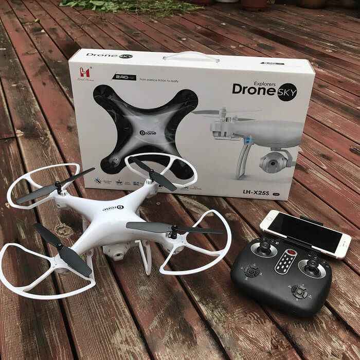 Drone Sky LH-X25 with HD Camera – WiFi FPV, Altitude Hold, One-Key Control & 3D Flip