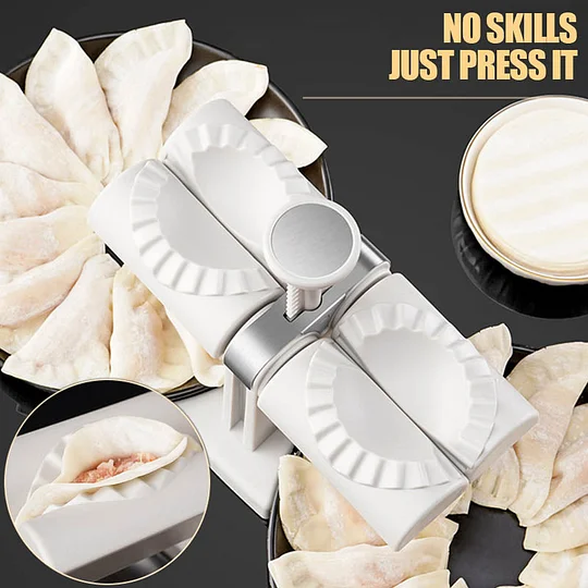 Double Head Dumpling Maker – Fast & Easy Dumpling Tool - Infinitygallery.store