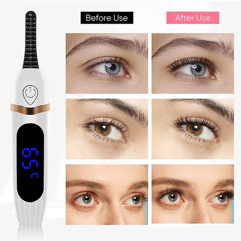 Electric Eyelash Curler – Long-Lasting Heated Curl - Infinitygallery.store
