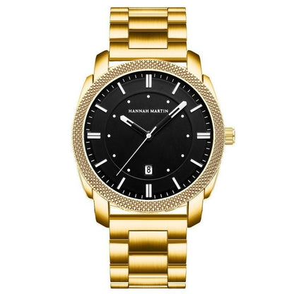 Men's Stainless Steel Waterproof Quartz Watch – Durable & Elegant Timepiece - Infinitygallery.store