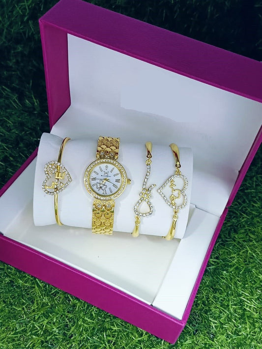 Elegant Watches For Women – Stylish Timepiece with Matching Bracelet - Infinitygallery.store