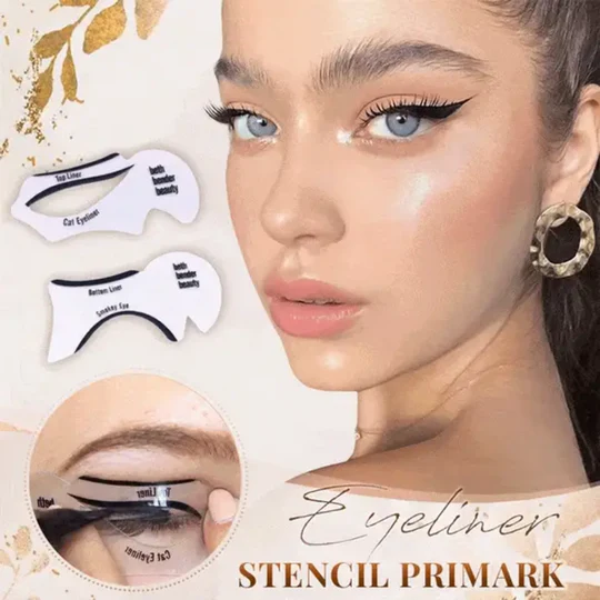 Eyeliner Stencil Set – Perfect Cat Eyes & Smokey Eyes in Seconds - Infinitygallery.store
