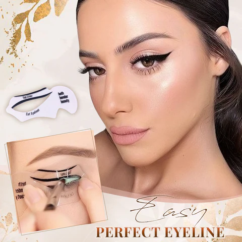Eyeliner Stencil Set – Perfect Cat Eyes & Smokey Eyes in Seconds - Infinitygallery.store