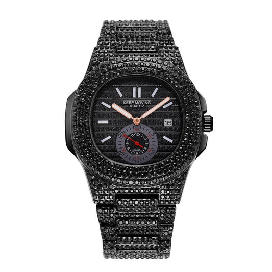 Men's Fashion Quartz Watch – Fully-Jewelled Design with Calendar - Infinitygallery.store