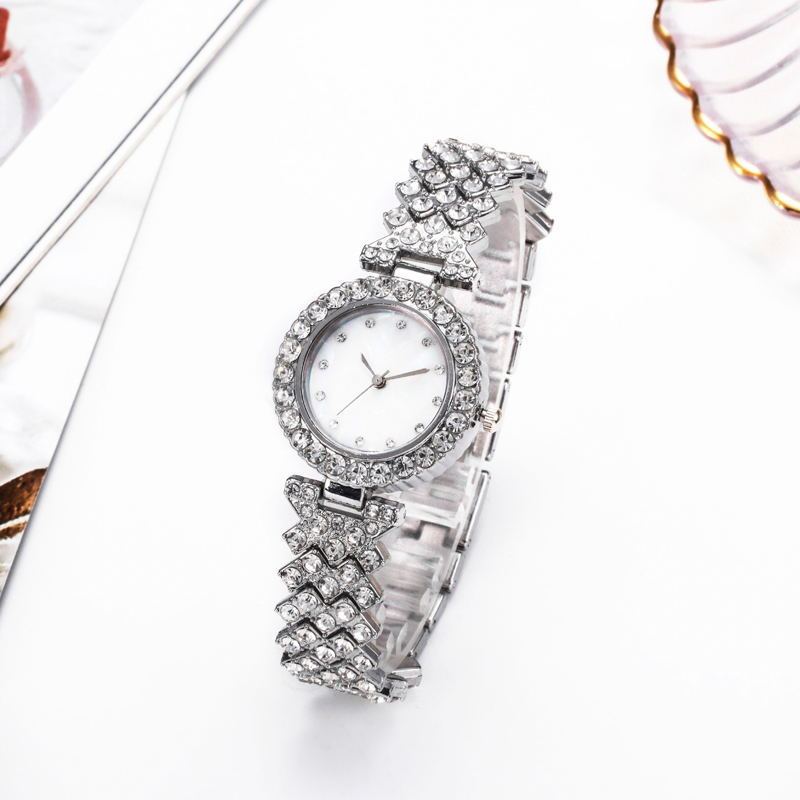 Fashion Women’s Quartz Watch – Diamond Alloy Design in Gold, Silver & Rose Gold - Infinitygallery.store
