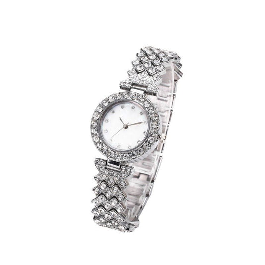 Fashion Women’s Quartz Watch – Diamond Alloy Design in Gold, Silver & Rose Gold - Infinitygallery.store