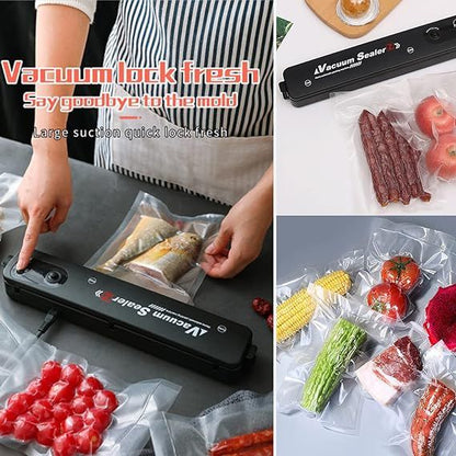 Automatic Food Vacuum Sealer Machine – 90W ABS Electric Sealing System - Infinitygallery.store