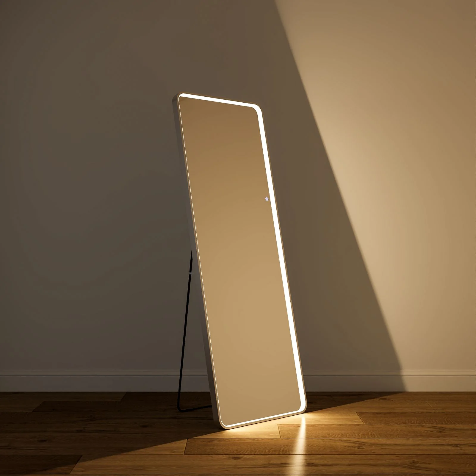 Full-Length LED Dressing Mirror – 160x53cm with Adjustable Light & Smart Touch - Infinitygallery.store