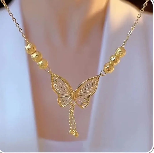 Gold plated Butterfly Necklace for Women - Infinitygallery.store