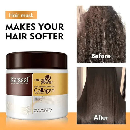 Hair Repair Collagen Treatment – Deep Nourishing Formula for Smooth, Frizz-Free, Stronger Hair (500ml) - Infinitygallery.store