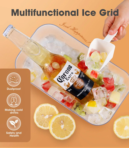 One Button Ice Cube Tray – Effortless Ice Making with One Press! - Infinitygallery.store
