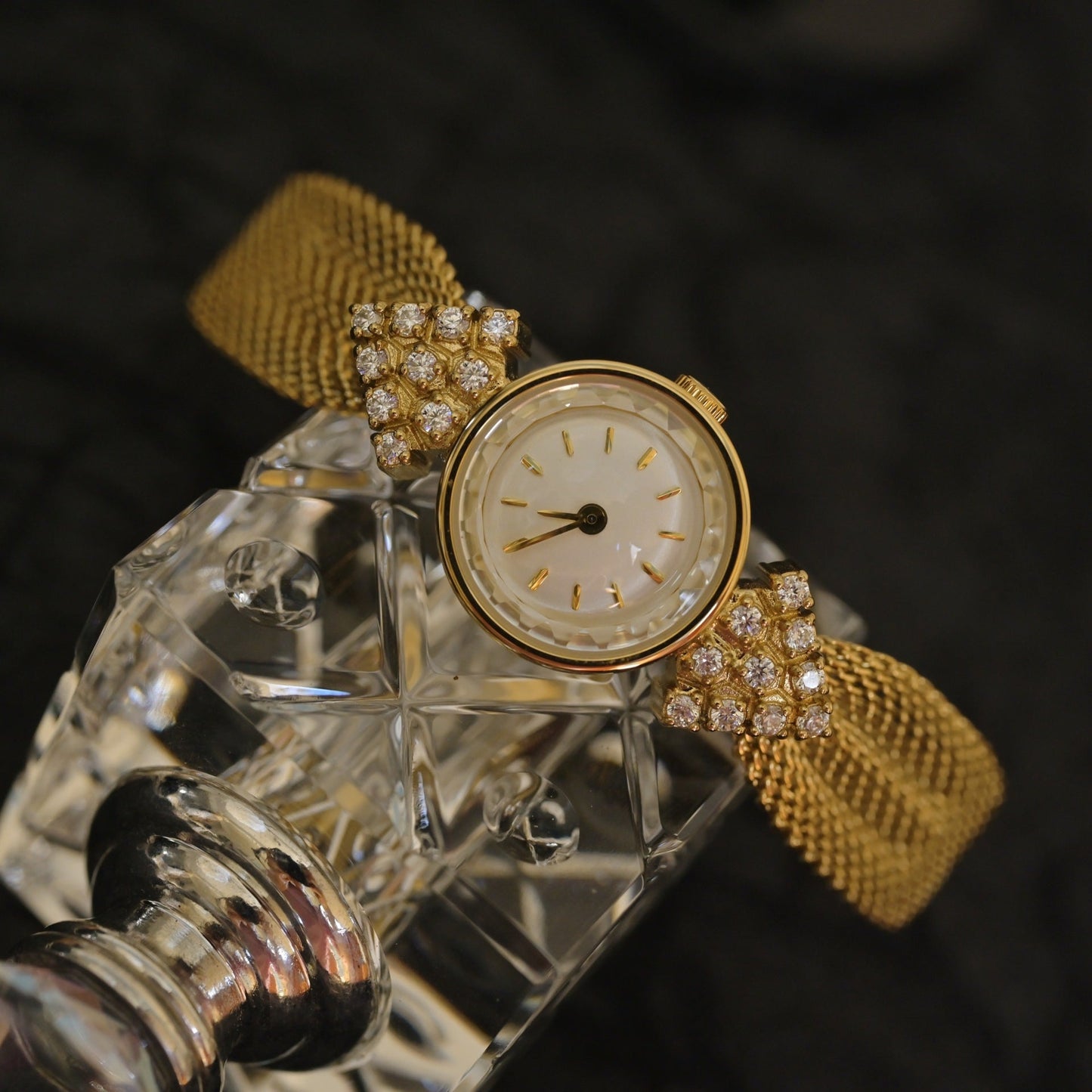 Kaleidoscope Diamond Quartz Women’s Watch – Vintage Jewelry-Inspired Elegance - Infinitygallery.store