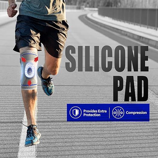 Enhanced Knee Support Compression Sleeve – Patella Gel & Spring Stabilizers - Infinitygallery.store