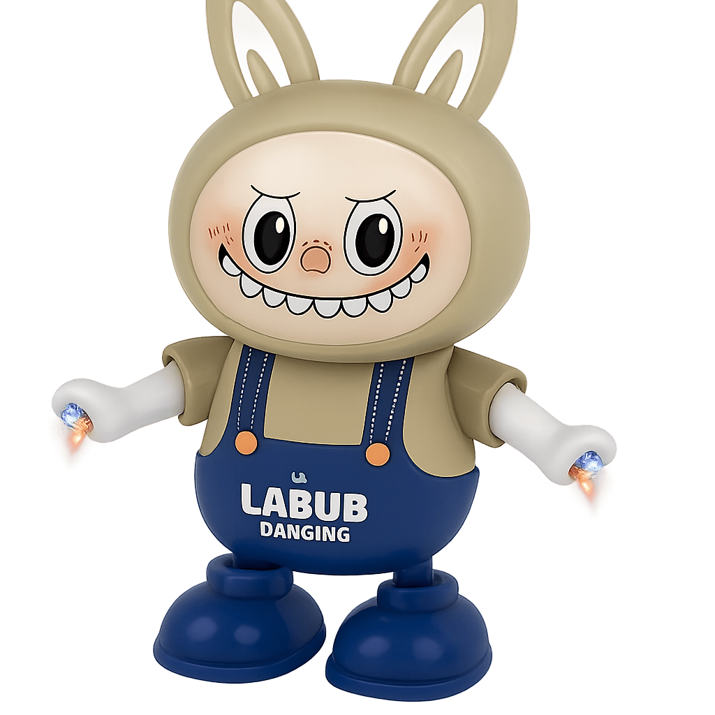 Labubu Dancing – Electric 3D Light & Music Recording Toy | Voice Playback & Interactive Fun