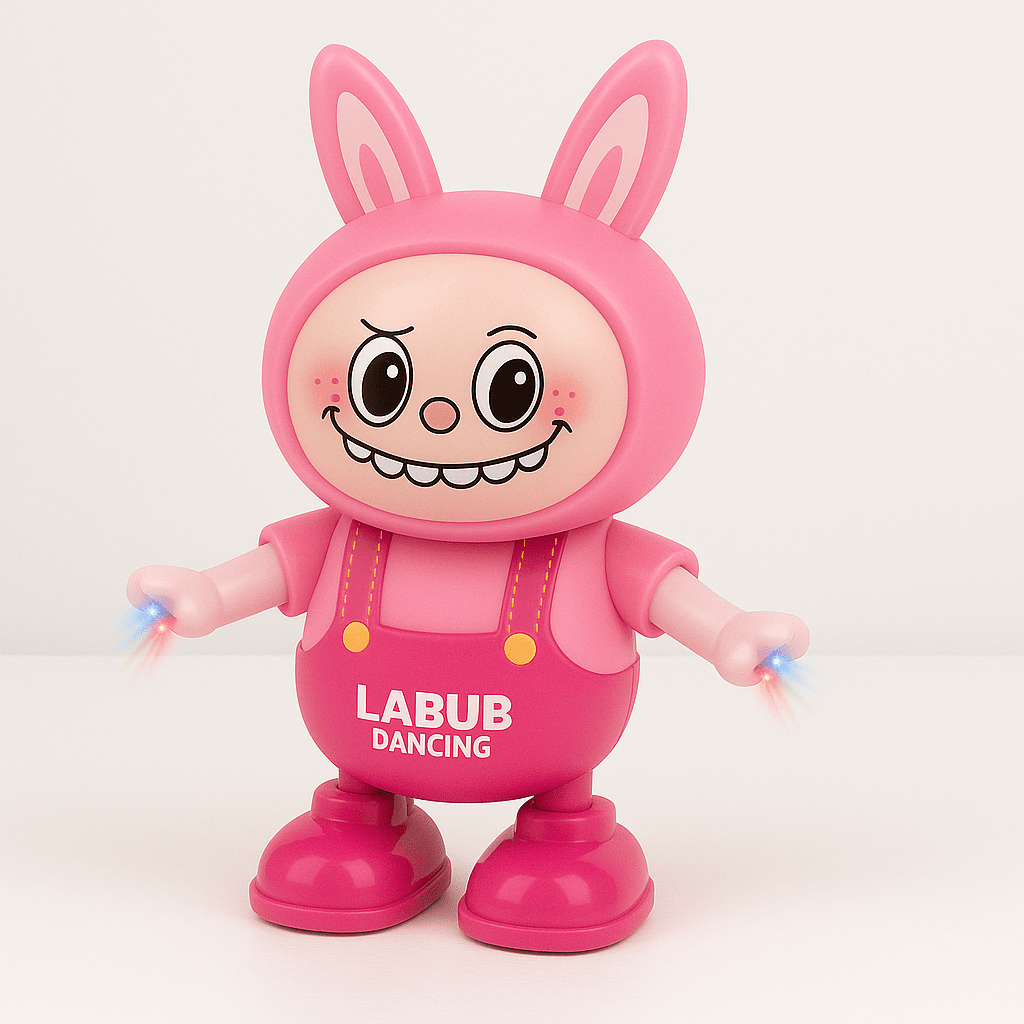 Labubu Dancing – Electric 3D Light & Music Recording Toy | Voice Playback & Interactive Fun