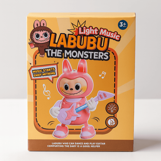 Labubu The Monsters – Light Music Dancing Guitar Toy | LED Lights & Musical Play