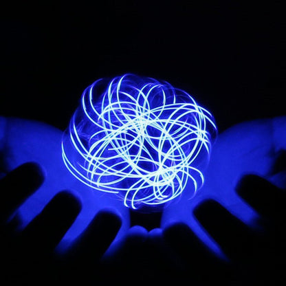 LED Light Balls Toy | Luminous Rotating Floating Spiral Pill Generator