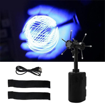 LED Light Balls Toy | Luminous Rotating Floating Spiral Pill Generator