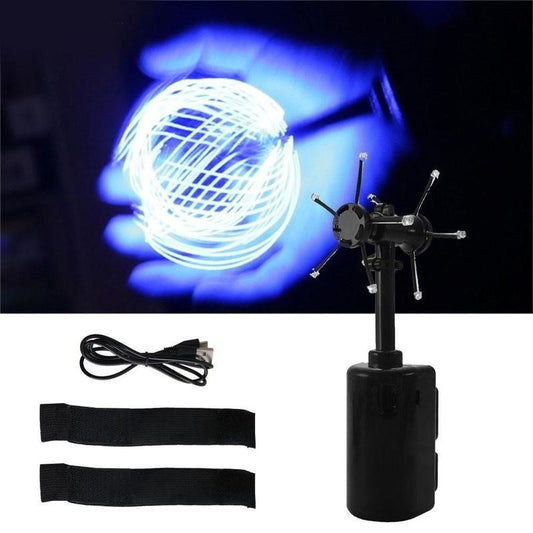 LED Light Balls Toy | Luminous Rotating Floating Spiral Pill Generator