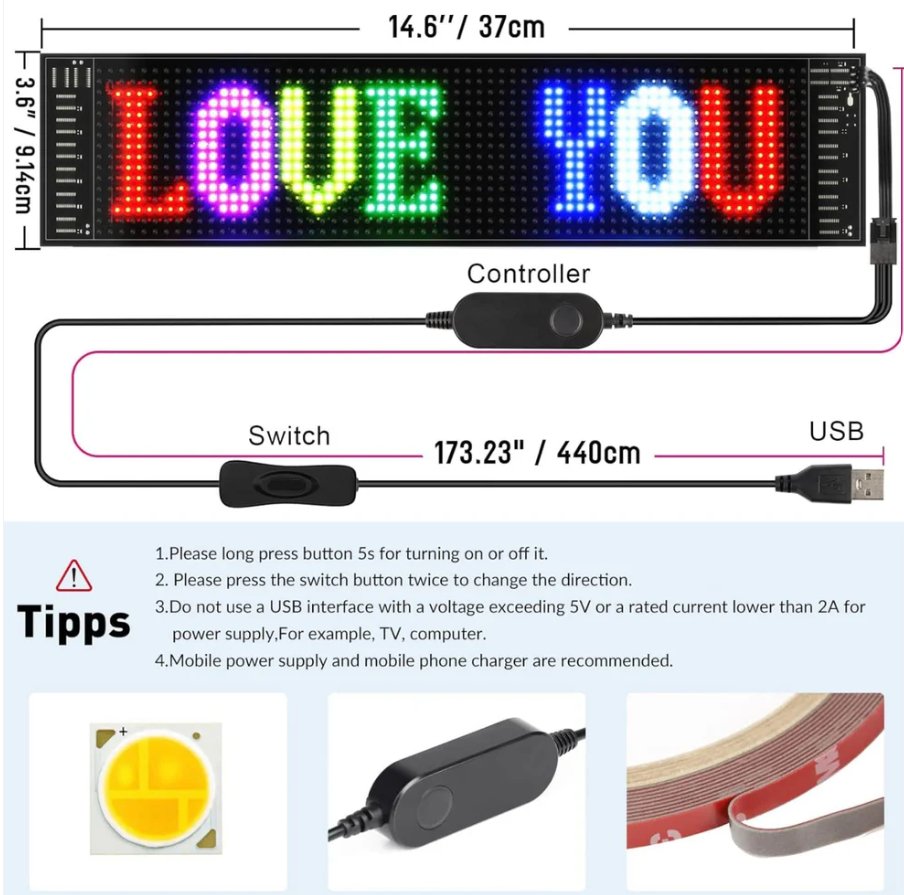 Panneau Lumineux à Matrice LED Haute Résolution - Infinitygallery.store