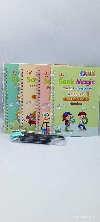 Magic Handwriting Practice Book – Reusable English Writing Workbook for Kids & Adults | Infinity Gallery - Infinitygallery.store