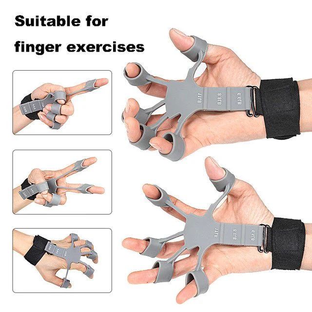Metal-Hook Grip Strength Trainer – Adjustable Finger Exerciser for Hand & Forearm - Infinitygallery.store
