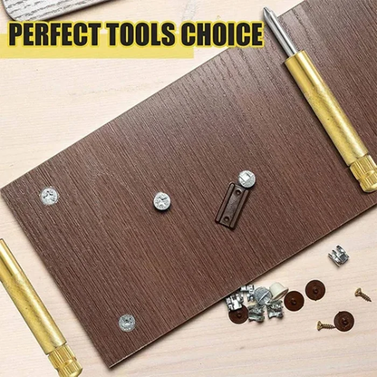6-in-1 Multifunctional Copper Hammer – Mini Brass Hammer & Screwdriver Tool Kit - Infinitygallery.store