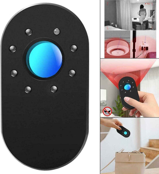 Mini Hidden Camera Detector – Portable Hotel Room Privacy Scanner with LED Physical Scanning