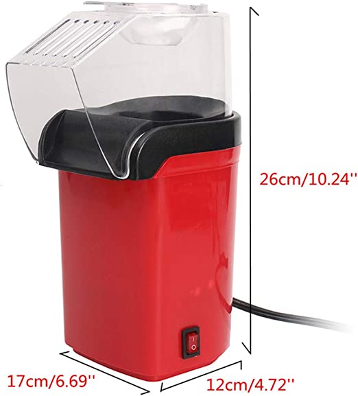 Hot Air Popcorn Maker – Oil-Free & Easy to Use - Infinitygallery.store