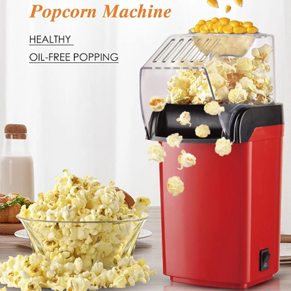 Hot Air Popcorn Maker – Oil-Free & Easy to Use - Infinitygallery.store