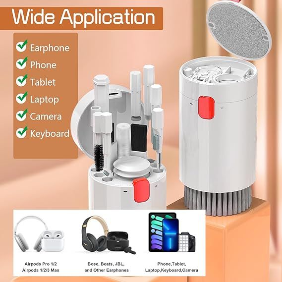 Multi-Functional Cleaning Kit for Electronics – Screen, Lens, Port & Keyboard Cleaner - Infinitygallery.store