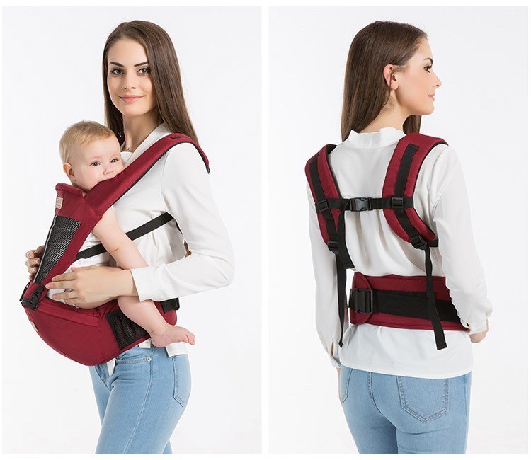 Multifunctional Baby Carrier – Ergonomic, Breathable & Adjustable Carrier for Newborns to Toddlers