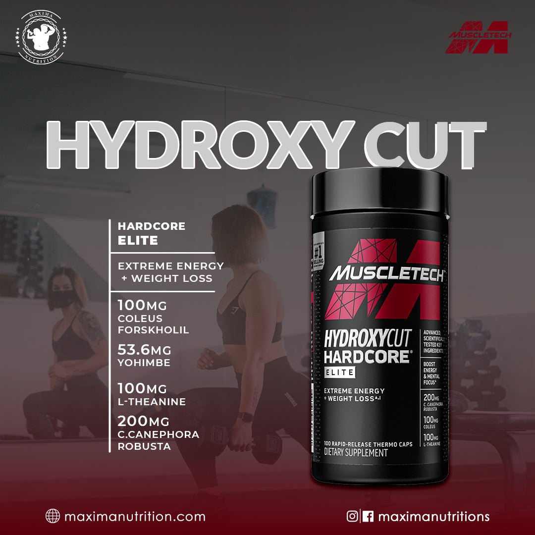 Muscletech- Hydroxycut Hardcore Elite (Original) © - Infinitygallery.store