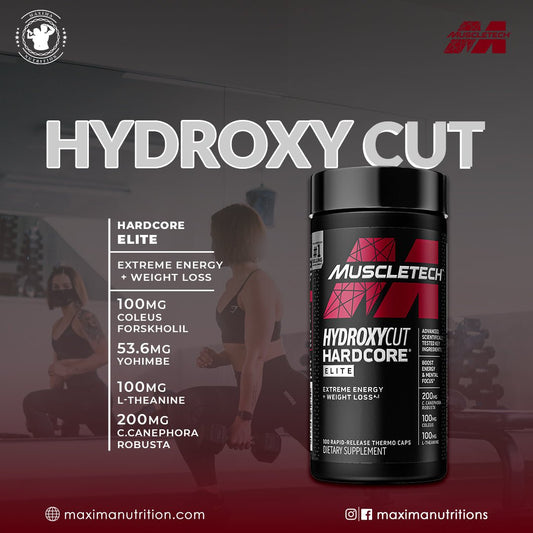 Muscletech- Hydroxycut Hardcore Elite (Original) © - Infinitygallery.store
