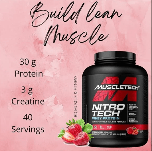 Muscletech- Nitro Tech Protein (Original) © - Infinitygallery.store
