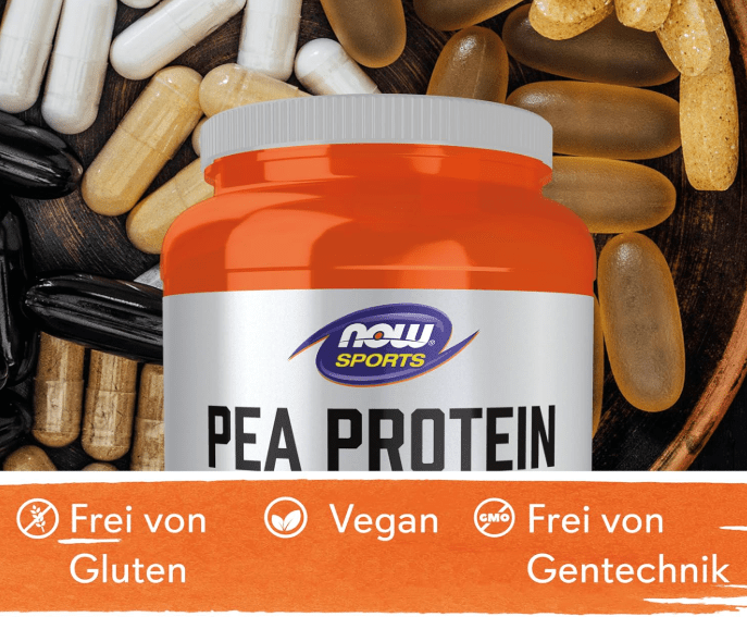 Now Sports- Pea Protein Creamy Chocolate Powder (Original) © - Infinitygallery.store