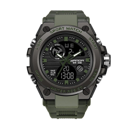 Outdoor Sports Dual Display Multi-Kinetic Electronic Watch | Infinity Gallery - Infinitygallery.store