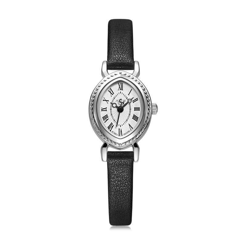 Oval Belt Quartz Fashion Watch – Compact, Waterproof & Stylish Design - Infinitygallery.store