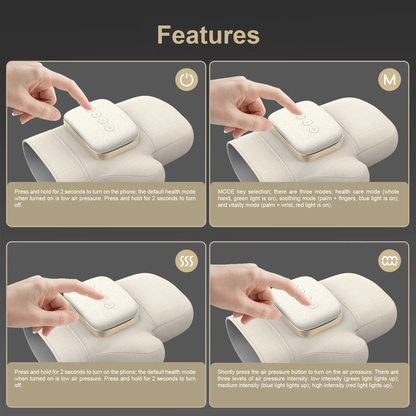 Smart Hand Massager – Heat, Pressure & Pain Relief - Infinitygallery.store
