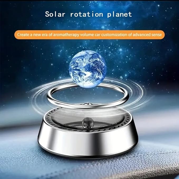 planet car fragrance solar rotating air freshener uae