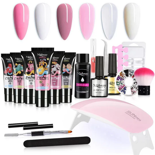 Polygel Nail Kit – Professional Nail Extension Gel Set - Infinitygallery.store