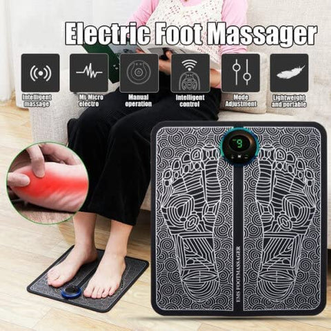 Portable EMS Foot Massager – 6 Modes for Relaxation & Circulation - Infinitygallery.store