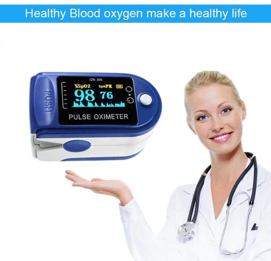Portable Finger Tip Pulse Oximeter – Accurate SpO₂ & Pulse Rate Monitor - Infinitygallery.store
