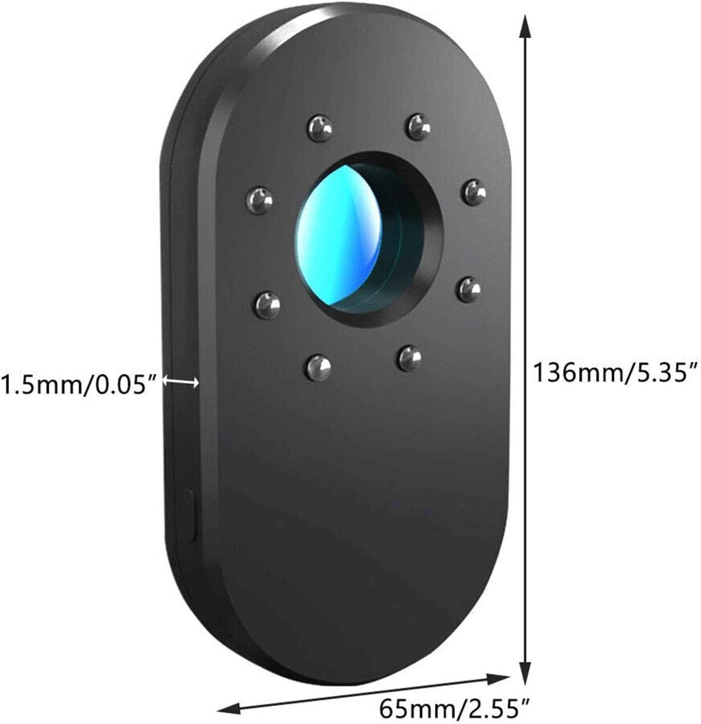 Mini Hidden Camera Detector – Portable Hotel Room Privacy Scanner with LED Physical Scanning