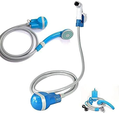 Portable Outdoor Shower Kit – USB Rechargeable Camping Shower with Foldable Bucket