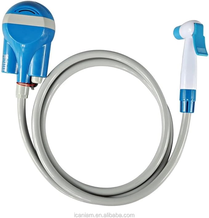 Portable Outdoor Shower Kit – USB Rechargeable Camping Shower with Foldable Bucket