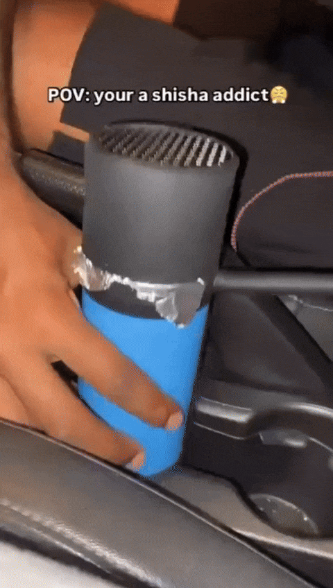 portable-travel-hookah-blue-color – Blue Portable Hookah Matte Finish
