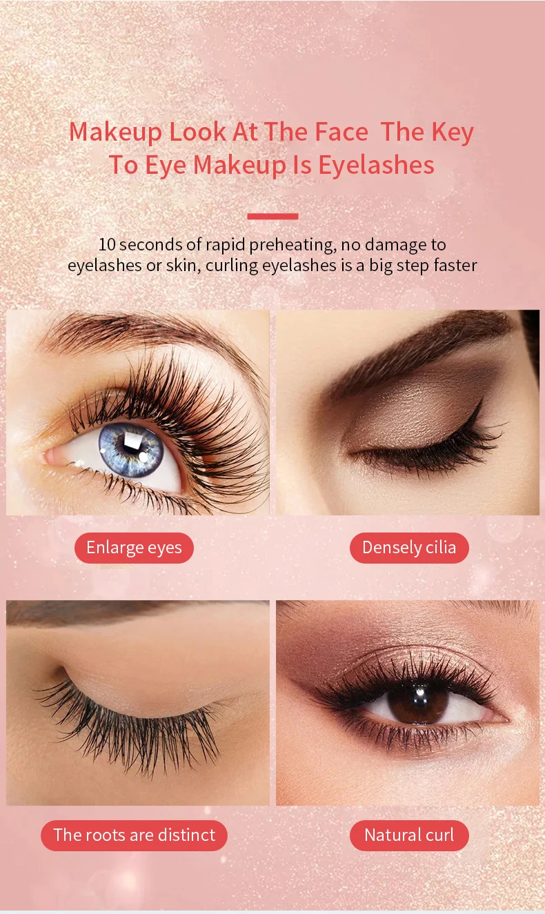 Electric Eyelash Curler – Long-Lasting Heated Curl - Infinitygallery.store
