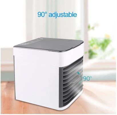3-in-1 Mini Air Conditioning Fan – Portable Air Cooler, Humidifier & Purifier with LED Lights - Infinitygallery.store
