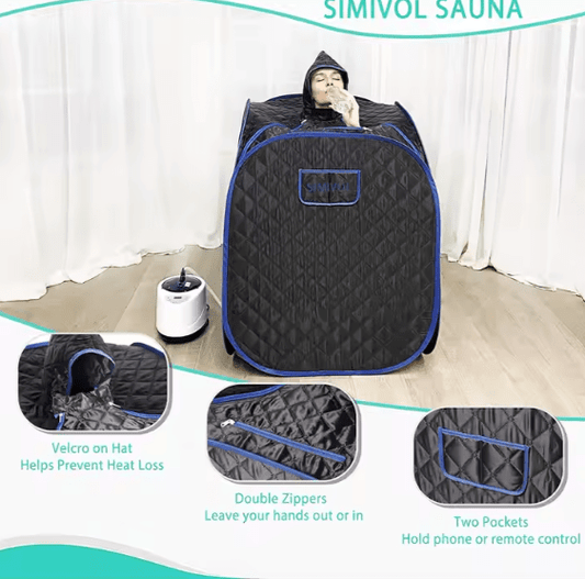 Portable Steam Sauna Tent Spa – Compact Home Wellness Solution - Infinitygallery.store